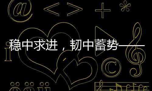 稳中求进，韧中蓄势——时代前行的坚实步伐