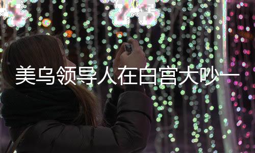 美乌领导人在白宫大吵一架背后的深层意义