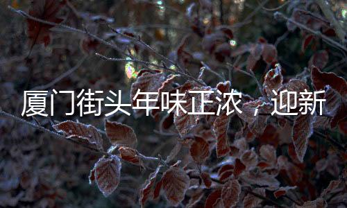 厦门街头年味正浓，迎新春气氛热烈