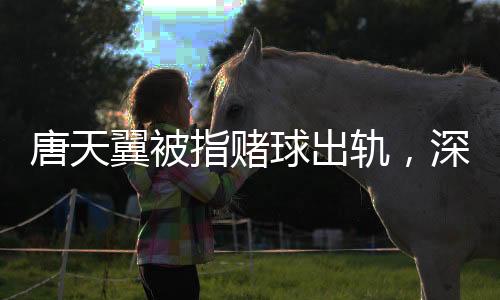 唐天翼被指赌球出轨，深度解读事件内幕