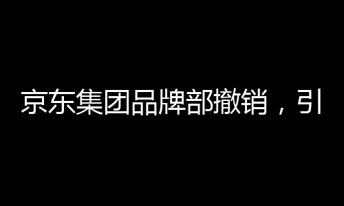 京东集团品牌部撤销，引发行业内外热议
