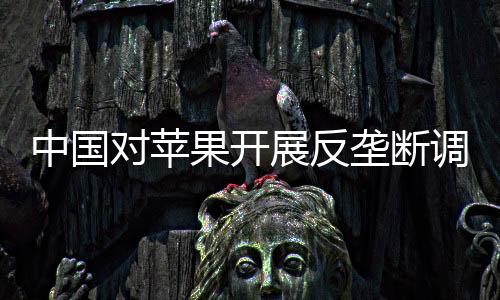 中国对苹果开展反垄断调查？中方回应