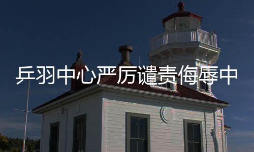 乒羽中心严厉谴责侮辱中国运动员言行，捍卫体育尊严