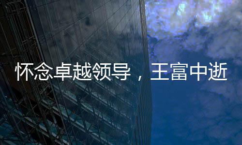 怀念卓越领导，王富中逝世引发的深思