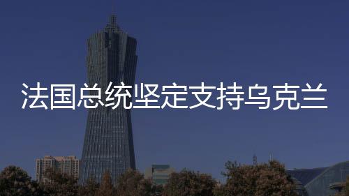 法国总统坚定支持乌克兰，国际友谊与和平的坚定捍卫者
