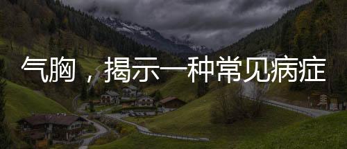 气胸，揭示一种常见病症的真相