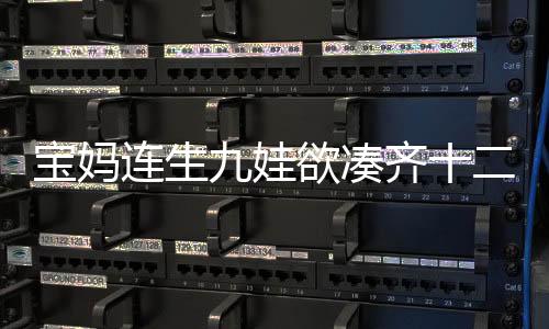 宝妈连生九娃欲凑齐十二生肖，家庭的温馨与挑战