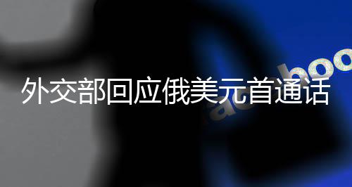 外交部回应俄美元首通话，国际关系的微妙变化与未来展望