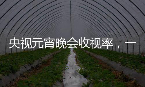 央视元宵晚会收视率，一览众瞩目的盛况