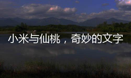 小米与仙桃，奇妙的文字反转魅力揭秘