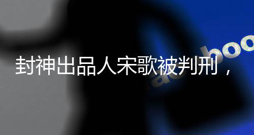 封神出品人宋歌被判刑，法律公正的利剑再显锋芒