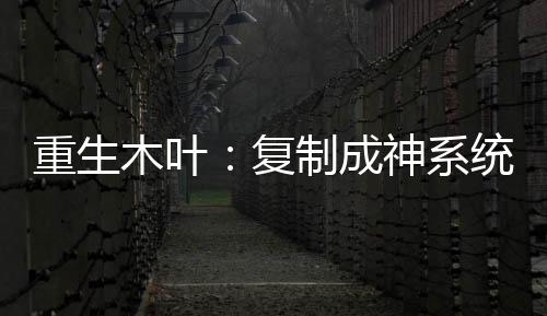 重生木叶：复制成神系统