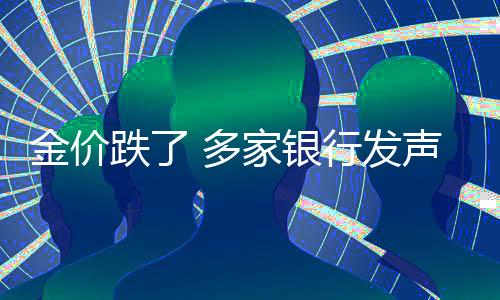 金价跌了 多家银行发声，最新市场动态与影响分析