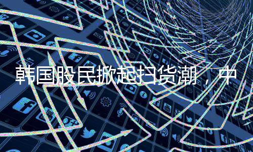 韩国股民掀起扫货潮，中国股票备受青睐