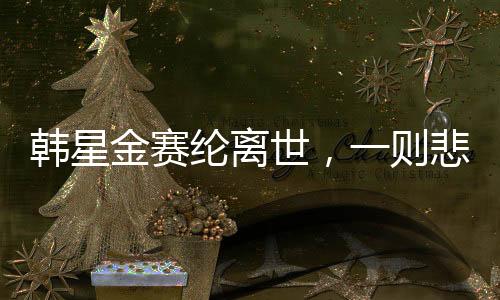 韩星金赛纶离世，一则悲伤的消息