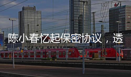 陈小春忆起保密协议，透视娱乐业的责任与担当