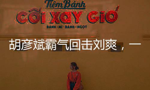 胡彦斌霸气回击刘爽，一场震撼的言辞交锋引发热议
