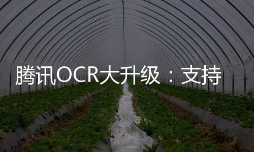 腾讯OCR大升级：支持全国所有的少数民族身份证识别
