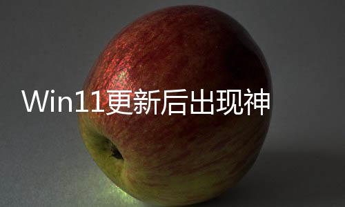 Win11更新后出现神秘文件夹！微软：别删，不是Bug